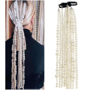 Vintage Pearl Crystal Hair Comb Silver Floral Bridal Headpiece Wedding Hair Accessories for Bride Women