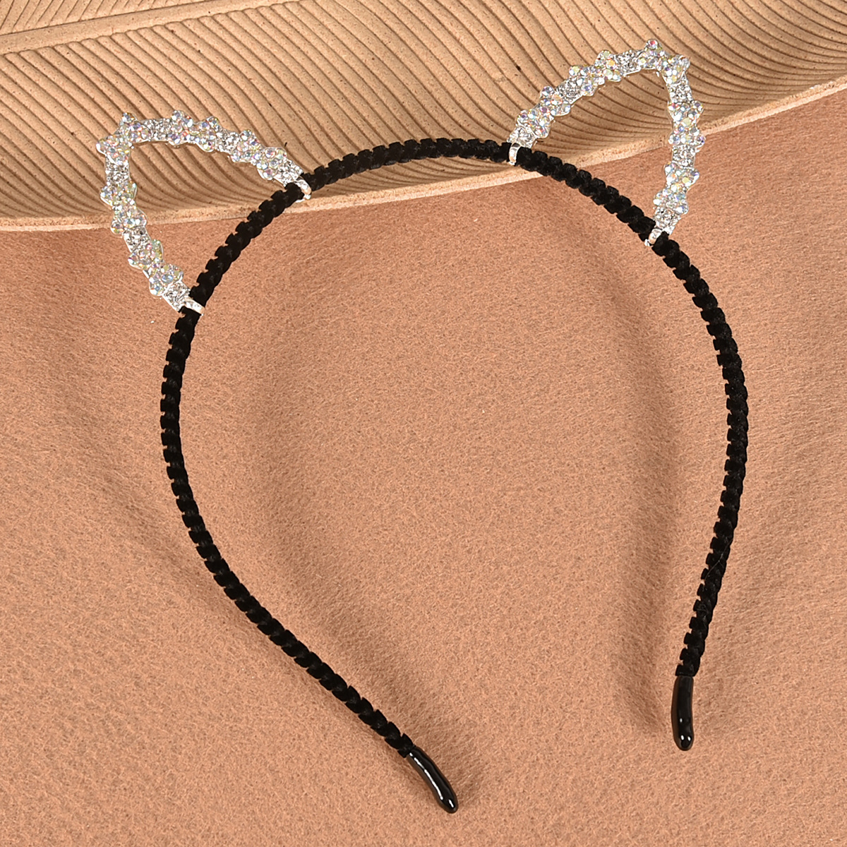 Rhinestone Cat Ear Headband Star Heart Bow Girls Party Hair Accessory for Women - Image 3