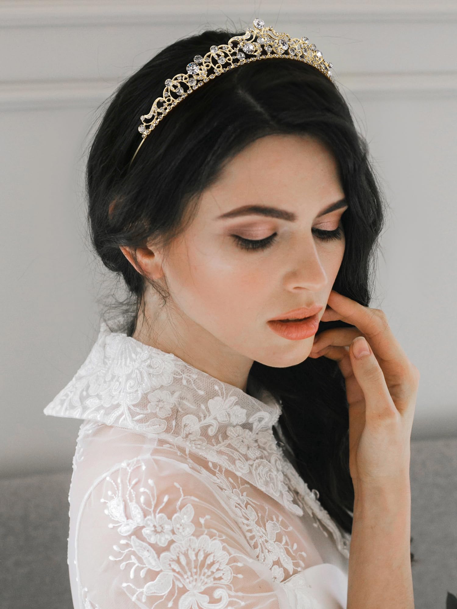 SWEETV Tiaras for Women - Princess Tiara, Wedding Bridal Tiaras and Crowns - Image 3