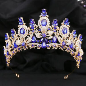 New Arrival Flower Crown High Quality Bridal Hair Accessories Crystal Wedding Tiara Crown for Woman