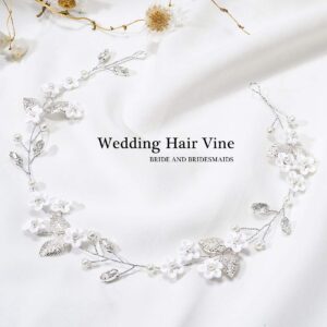JAKAWIN Wedding Hair Vine Boho Flower Hair Accessories Bridal Hair Piece