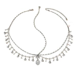 Crystal Drop Head Chain, Festival Photo Shoot Bohemian Head Accessory