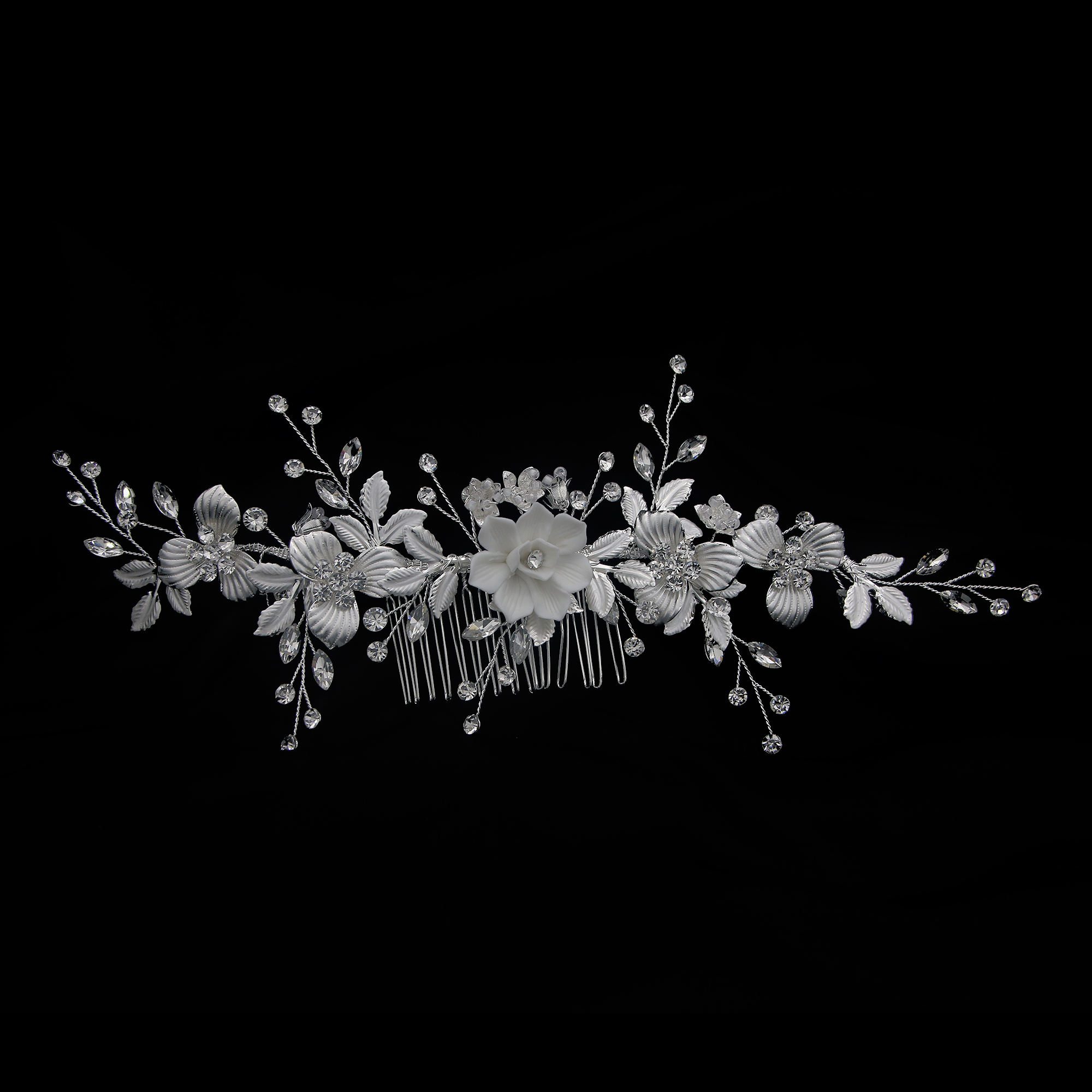 Bride Fancy Custom Logo Chinese Fashion Hair Accessories Flower Girl Wedding Wholesale - Image 2