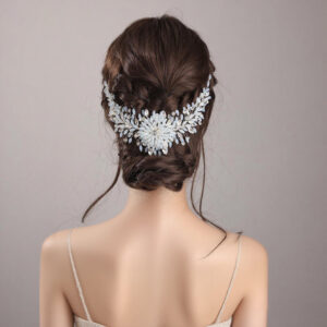 Luxury High Quality Wedding Braided Popular Women Sweet Fashion Ladies Decorative Headbands with Rhinestones